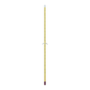 Thermomètre de laboratoire en verre rempli de mercure ALLA ISO 1770 pour la mesure de la température industrielle - Product Image 2