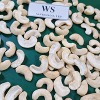 Nueces de Anacardo Partidas de la Mejor Calidad, Granos de Anacardo Separados SANTIGO Kaju Badam, Logotipo Personalizado GRATIS