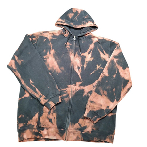 Nueva Moda Sudadera con Capucha para Hombre de Color Liso, de Alto Gramaje, de Alta Calidad, Oversize, con Hombro Caído, Lavado Ácido y Cremallera - Product Image 1