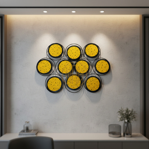 กังหันลมเหล็กแบบดั้งเดิมตกแต่งผนังโลหะสำหรับลานสวนกลางแจ้งรูปแบบศิลปะการออกแบบแบบดั้งเดิม - Product Image 6