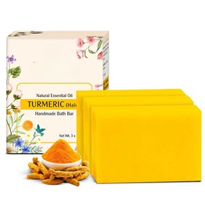 Jabón de Cúrcuma y Leche de Coco de Primera Calidad, Precio al por Mayor para Compradores al por Mayor - Product Image 1