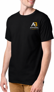 Camiseta de Manga Corta Casual para Hombre, Marca AMY, 100% Algodón, Corte Regular, Lisa, con Logotipo Personalizado Bordado en la Parte Delantera, Venta al Por Mayor - Product Image 4