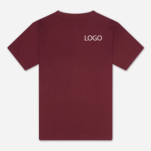 Camiseta de hombre con cuello redondo, manga corta, doble costura resistente, diseño moderno con estampado/tono sólido para verano, servicio OEM. - Product Image 1