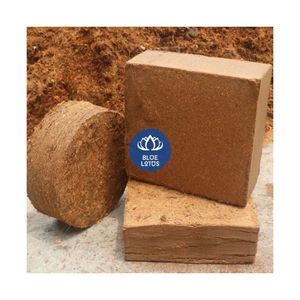 Blocs de coco écologiques 5 kg, best-sellers pour le jardinage, 100 % fibres de coco organiques, pur, propre, sûr et durable pour la plantation - Product Image 1