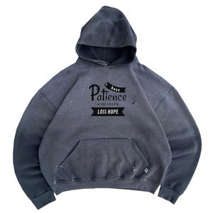 เสื้อฮู้ดดี้โอเวอร์ไซส์สำหรับผู้ชาย บริการ OEM คุณภาพสูง ผ้าฟลีซนุ่ม สวมใส่สบาย อุ่นในฤดูหนาว ทรงหลวมทันสมัย - Product Image 1