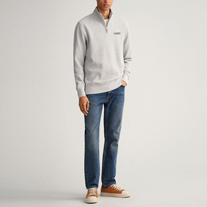 Sweet Quarter-Zip ODM <b>Jacket</b> with Beaded Detail - Product Image 3