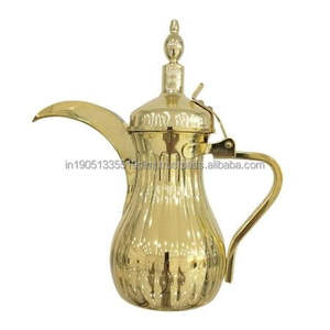 CRAFT ASCENT - Tetera Árabe de Acero Inoxidable para Té y Café, Estilo Vintage, Ecológica, Regalo para Eid y Ramadán, Fabricante de la India - Product Image 5