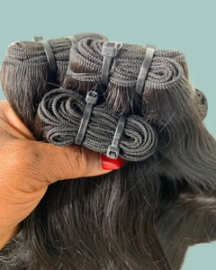 Oferta Especial NAJIR HAIR HUB: Paquetes de Cabello Virgen Natural de Templo, Cabello Humano Grueso con Cutícula Alineada para Uso Profesional, 100g - Product Image 3