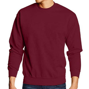 Sweat-shirt à col rond en molleton pour homme, personnalisé, anti-rétrécissement, tricoté, à capuche, hiver, OEM, uni, grande taille, 100% coton, doublé, 400g - Product Image 1