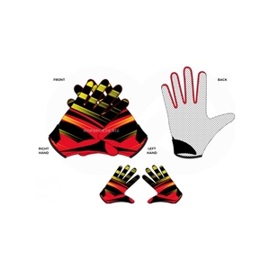Gants de football américain personnalisés de qualité supérieure, impression personnalisée, prix raisonnable, service OEM pour équipes, gants de receveur de football personnalisés - Product Image 6