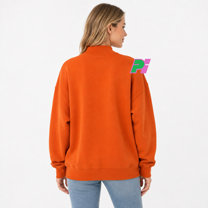 Sudadera de Cuello Alto para Mujer OHIO, Sudadera de Invierno de Alta Calidad con Letras Aplicadas Personalizadas - Product Image 4