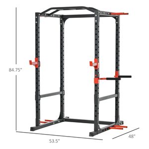 Torre Multifunzione Regolabile per Allenamento Domestico: Stazione Dip, Barra Trazioni, Rack Squat, Attrezzatura per Allenamento Forza Parte Superiore del Corpo, Panche e Rack - Product Image 3