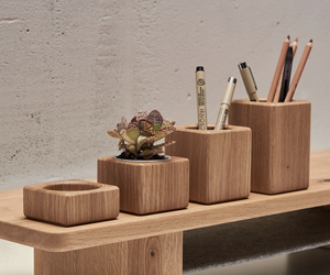 Organizador de Escritorio de Madera, Portaplumas y Portalápices para Mesa, Hecho de Madera - Product Image 5