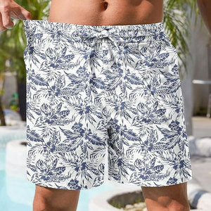 Shorts de bain personnalisés pour hommes, marque privée, pour le surf et la pêche, avec logo, motif uni recyclé, shorts de bain pour hommes - Product Image 5