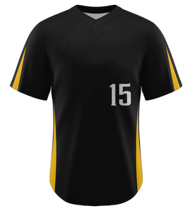 Maillot de baseball sans manches personnalisé pour hommes, col boutonné, uniforme d'entraînement, vêtements de sport à séchage rapide, fournisseur OEM ODM en gros - Product Image 2