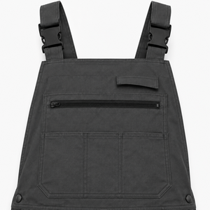 Overoles de Alta Visibilidad para Hombre, Premium, de Algodón Twill Transpirable, con Tirantes Ajustables, Hebillas Negras, Bolsillos Utilitarios y Rodillas Reforzadas - Product Image 4