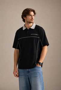 Camiseta Polo Escolar Personalizada 100% Algodón de Manga Larga, Uniforme Escolar para Niños, Bordada, para Colegio, Universidad, Deportes, Proveedor OEM - Product Image 3
