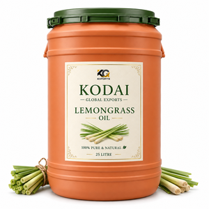 Aceite Esencial de Limoncillo de Tamil Nadu 100% Puro y Natural de Primera Calidad, Destilado al Vapor, para Aromaterapia y Cuidado Facial, Kodai Global Export - Product Image 1
