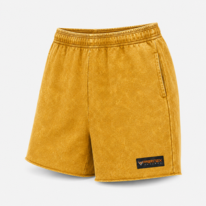 Shorts de sport pour femmes, taille haute, sans coutures, effet délavé, respirants, séchage rapide, en coton, sexy, pour fitness et yoga - Product Image 4