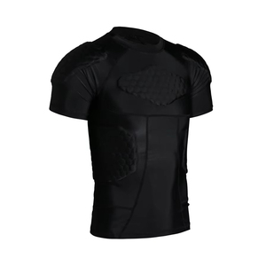 Camiseta de Compresión de Alta Calidad con Relleno Protector, Camiseta Deportiva Acolchada para Entrenamiento - Product Image 3
