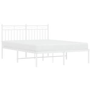 Base de Cama Doble de Acero con Recubrimiento en Polvo Blanco, Categoría de Productos de Camas Metálicas - Product Image 3