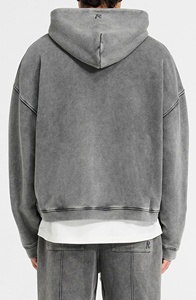 Sweat à capuche personnalisé de haute qualité pour hommes, en coton premium, style streetwear - Product Image 2