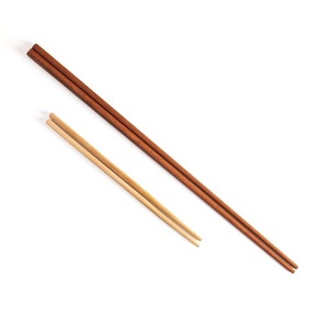 Ensemble de baguettes en bambou faites à la main, finition brun foncé, baguettes en bois d'acacia faites à la main par Curio Craft - Product Image 3