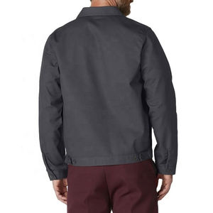 Fabricant de vêtements OEM, veste de travail pour homme de haute qualité, sur mesure, en twill de coton, manches longues, veste de travail en toile pour l'hiver. - Product Image 2