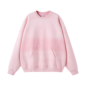 เสื้อสเวตเชิ้ตคอกลมโอเวอร์ไซส์ ยูนิเซ็กซ์ สีพื้น มีกระเป๋า ผ้าถัก 100% คอตตอนออร์แกนิค เป็นมิตรกับสิ่งแวดล้อม สวมใส่สบายในฤดูหนาว ทรงปกติ - Product Image 6