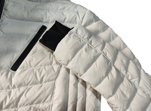 <b>Quilted</b> Winter <b>Jacket</b> Women Full Sleeve Solid Color Polyester Wadding Zipper Closure Thick Warm Coat - Product Image 4