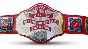 Réplica del Cinturón de Campeonato de Lucha Libre Profesional NWA Rojo para Adultos - Product Image 4