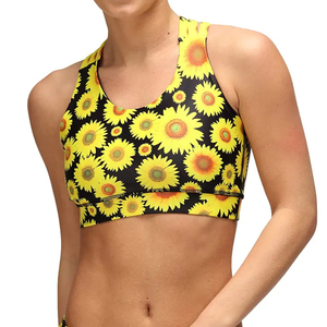 Soutien-gorge de sport respirant et uni pour femme, grande taille, personnalisé, sexy, pour yoga et fitness, par sublimation – Nouvelle collection en promotion - Product Image 1