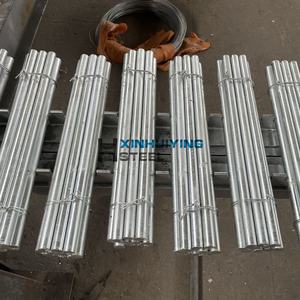 Barres rondes en <span class=keywords><strong>acier</strong></span> au carbone AiSi de haute qualité, galvanisées à chaud, à coupe libre, G300 G350 - Product Image 6