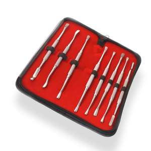 ชุดตะไบกระดูก 8 ชิ้น สำหรับศัลยกรรมทันตกรรม ศัลยกรรมกระดูกสัตว์  ทำจากสแตนเลสสตีล  ชุดเครื่องมือขึ้นรูปกระดูกแบบสองด้าน - Product Image 6