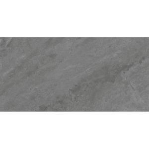 Carrelage de sol grand format effet pierre émaillée, résistant à l'usure, pour intérieur et extérieur, finition mate gris foncé, vente en gros - Product Image 6