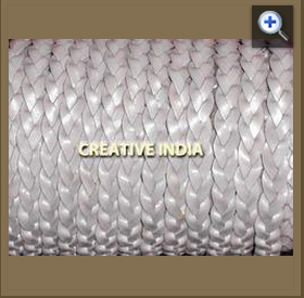 Cordón de Cuero Trenzado Plano de Alta Calidad en Oferta, 5 mm, con Accesorios de Latón Metálico para Manualidades y Pulseras, Disponible a Precio de Mayoreo - Product Image 2