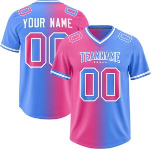 Camiseta de Fútbol Americano Personalizada, Tejido Transpirable, Impresión Digital, OEM, ODM, Marca Privada, Ropa Deportiva para Equipos Juveniles y Adultos - Product Image 4