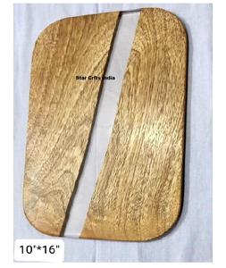 Planche à fromage en bois et résine avec logo personnalisé, style unique, planches à découper de qualité supérieure, planche à charcuterie, outils de cuisine - Product Image 3