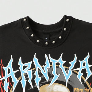 Shorts Set Casual Hip Hop Outfit Trendy Street Style Clothing Oversized Graphic Tee Shorts Two Piece Set - Product Image 2