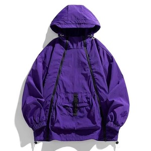 Modern Fit Mens Track Jacket Sleek Athletic Performance Jacket Lightweight Outdoor Activity Sportswear - Product Image 2