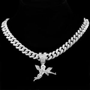 Luxury Iced Out Cuban Moissanite 10K Gold Plated Men's Hip Hop Link <b>Statement</b> <b>Necklace</b> - Product Image 2