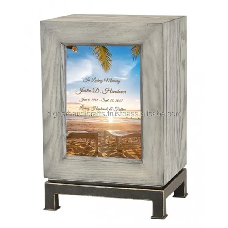 Personalized Designer Wood Cremation Urn for Ashes of Human & Pet Ashes Burial Urns wholesale Urns Supplies
