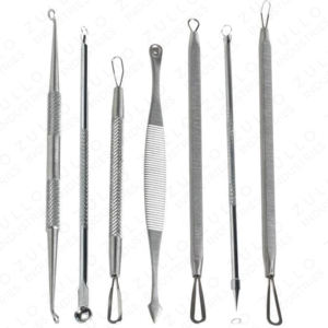 Juego de Instrumentos Quirúrgicos de Extracción Facial de Grado Médico para Tratamiento de la Piel, Juego Profesional de Acero Inoxidable Quirúrgico para el Acné - Product Image 4