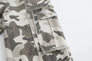 Pantalones de Camuflaje Vintage al por Mayor para Hombre, Estilo Americano, con Bolsillos Cosidos, Holgados, Rectos, Deportivos - Product Image 6