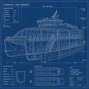 Yate UBI 31200 de 31m, 200 PAX, Motor Intraborda Diésel HD-1180B, Casco de Aluminio Soldado, Transporte CN 30-35 - Product Image 6