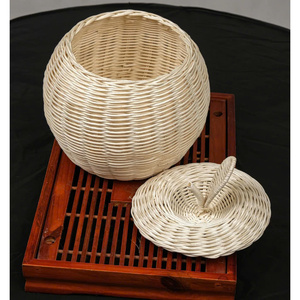 BEST SELLER Colorful Vietnam Made Kitchen Storage <b>Basket</b> Rattan for <b>Bread</b> Gift Box Multifunctional Accessories Precision - Product Image 2