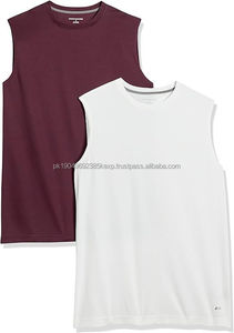 Nouveau débardeur Meilleur fournisseur Débardeur homme Manches courtes Col rond Coupe confortable - Product Image 5