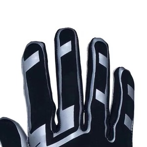 Guantes de Fútbol Americano de Silicona Transpirables y Ligeros de Nuevo Diseño para Hombre - Guantes de Receptor de Invierno Antideslizantes de Dedo Completo - Product Image 3