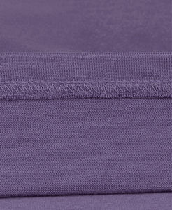 Camisetas cortas moradas para hombre, de algodón 100%, de corte holgado, estilo oversized, de secado rápido, elegantes y sueltas. - Product Image 5