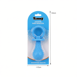 Juguete Masticable para Mascotas Yommy, Mordedor de Goma de 14.5cm para Perros, Alivio para la Dentición - Product Image 2